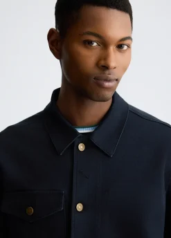 Field jacket in denim