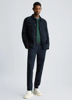 Field jacket in denim