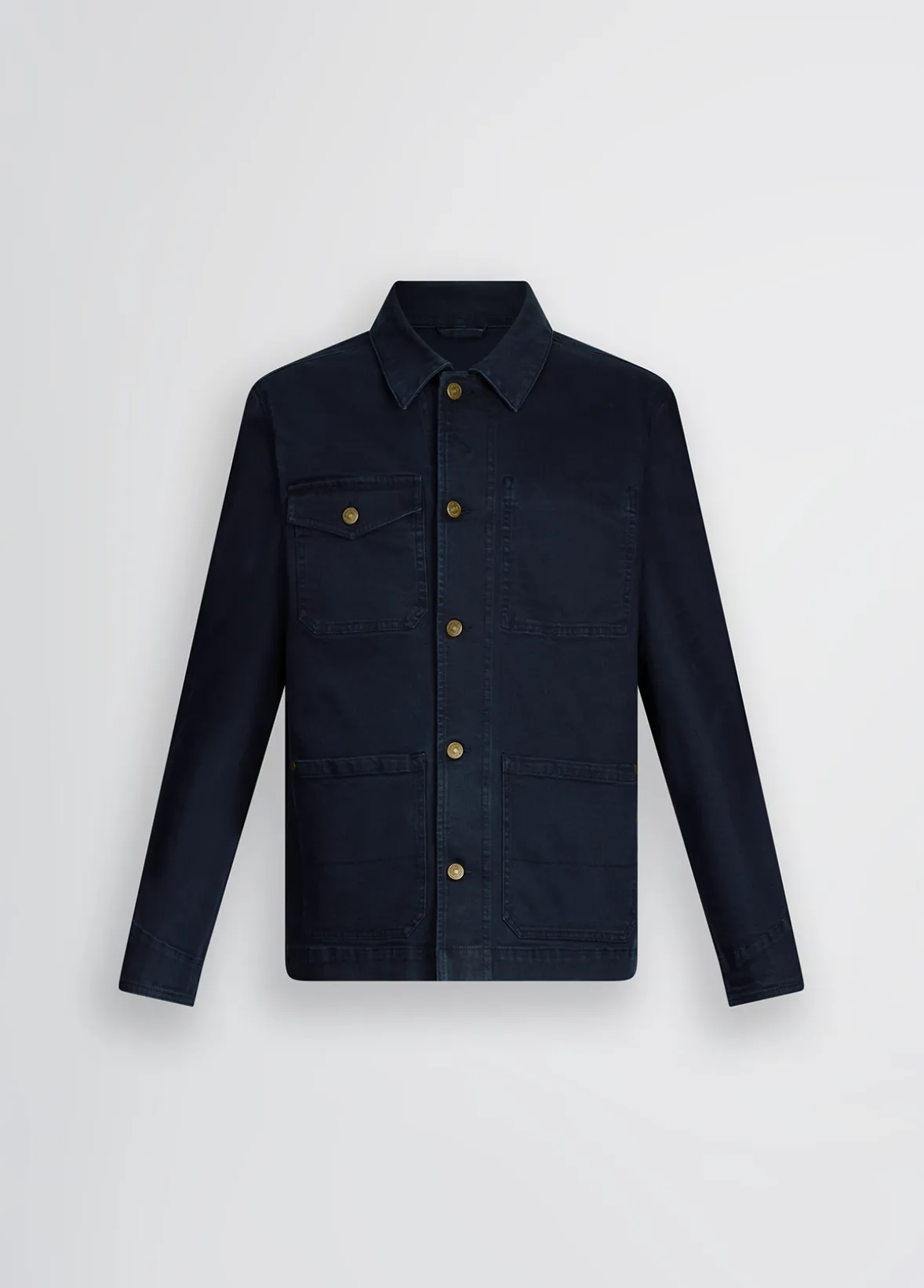 Field jacket in denim