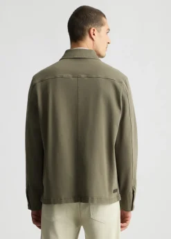 Field jacket in denim