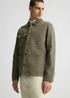 Field jacket in denim