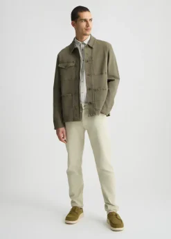 Field jacket in denim