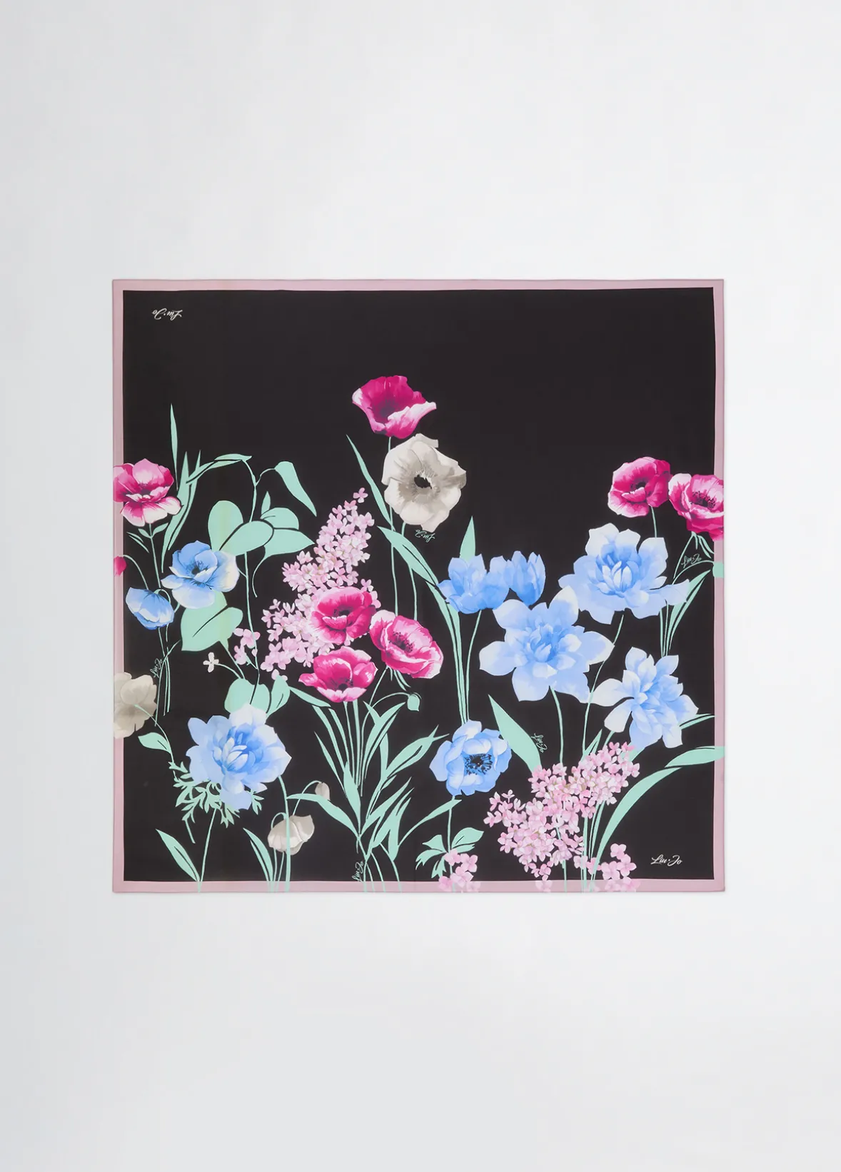Foulard a fiori