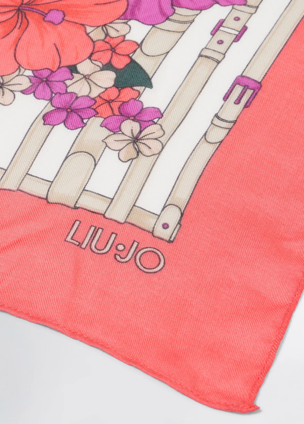 Foulard a fiori