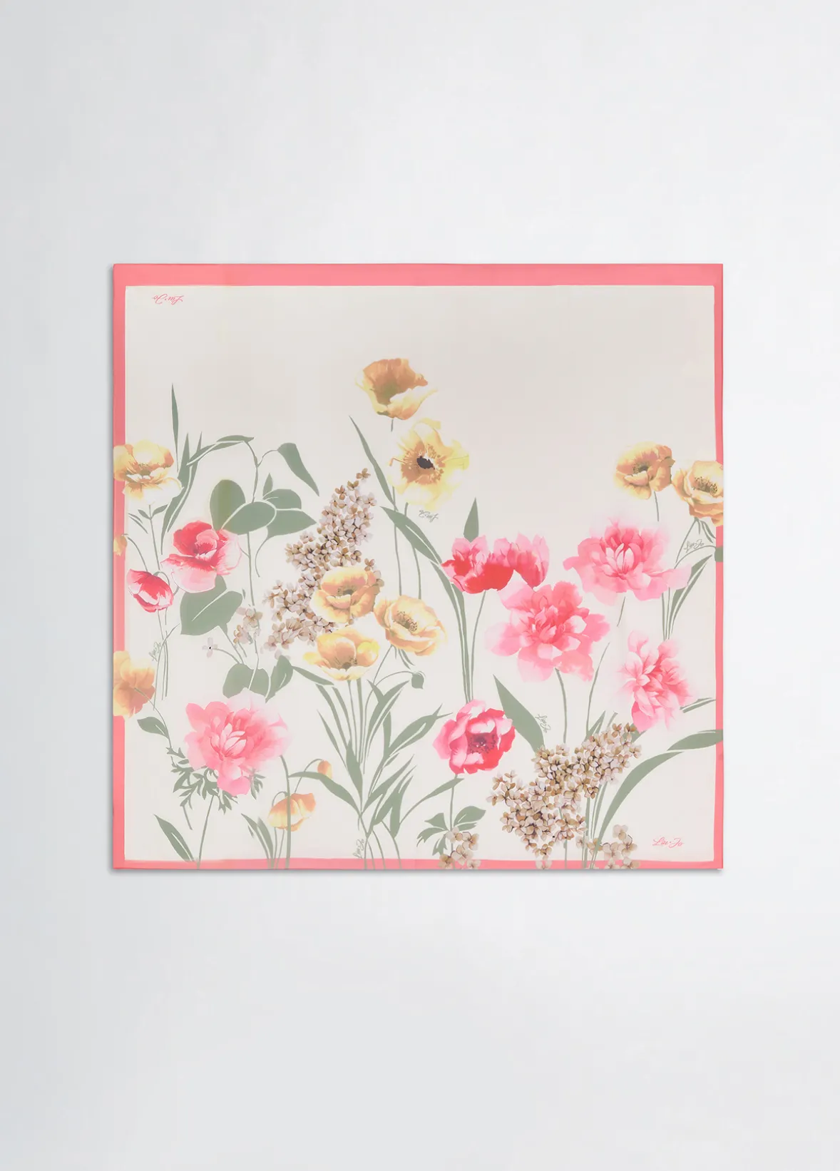 Foulard a fiori