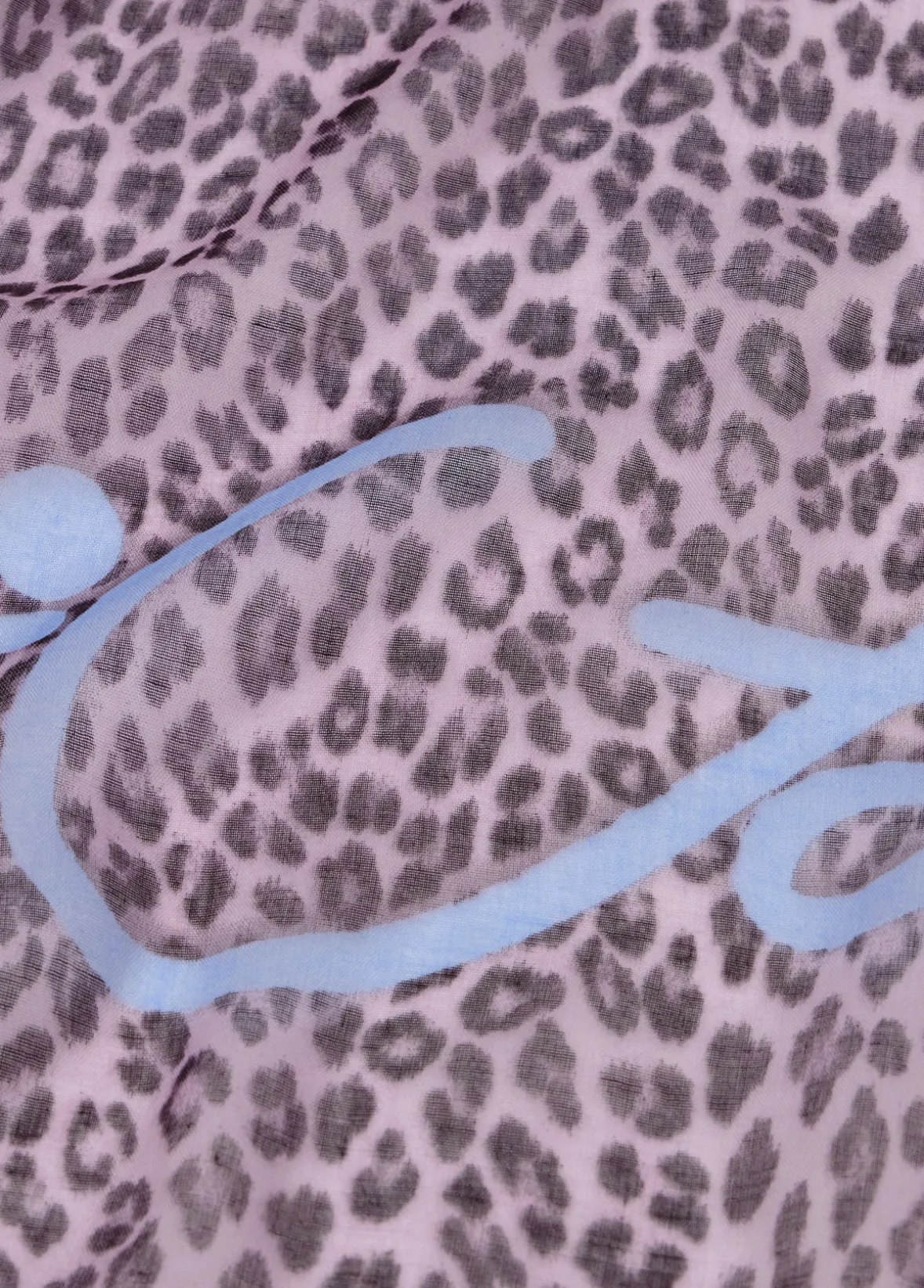 Foulard con stampa animalier