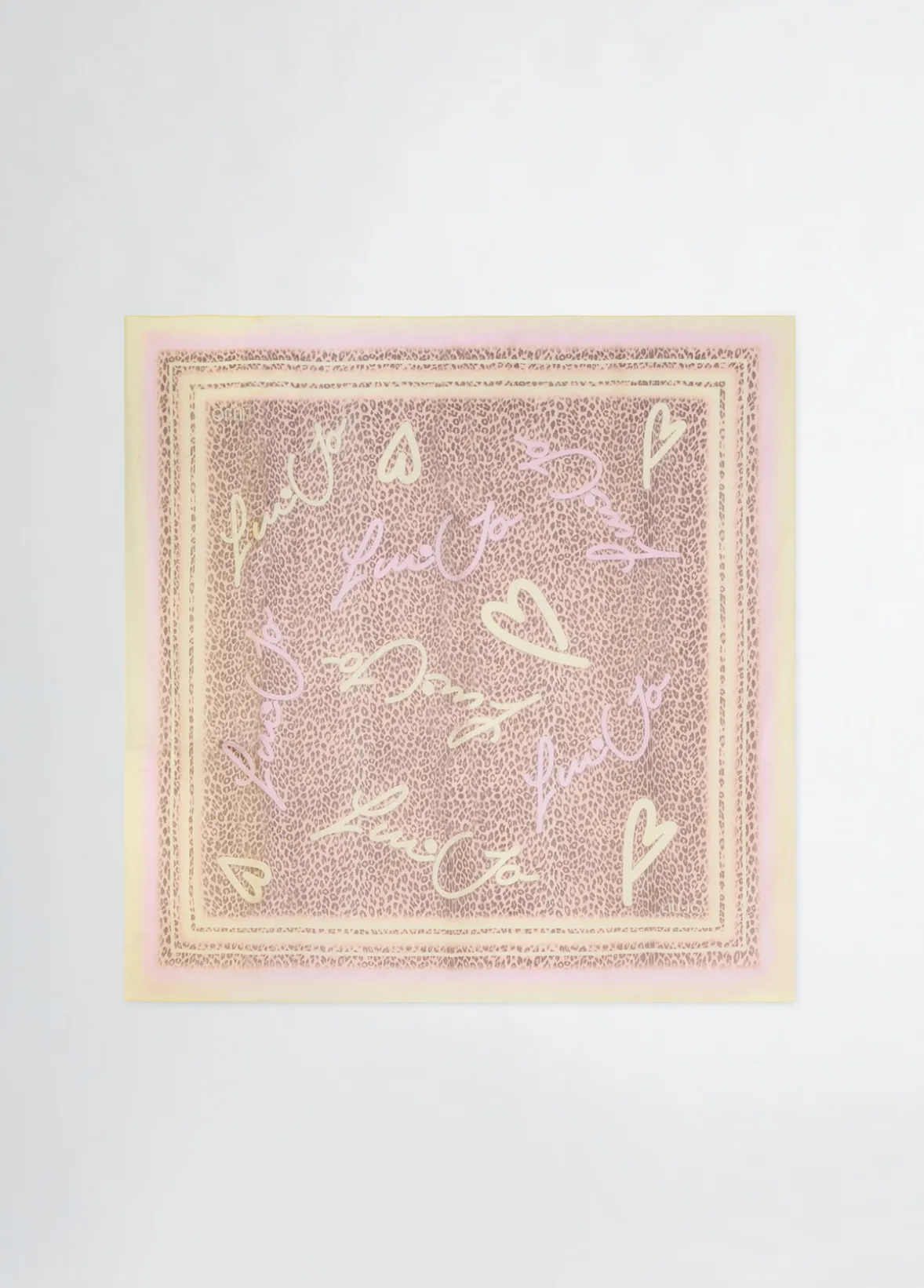 Foulard con stampa animalier
