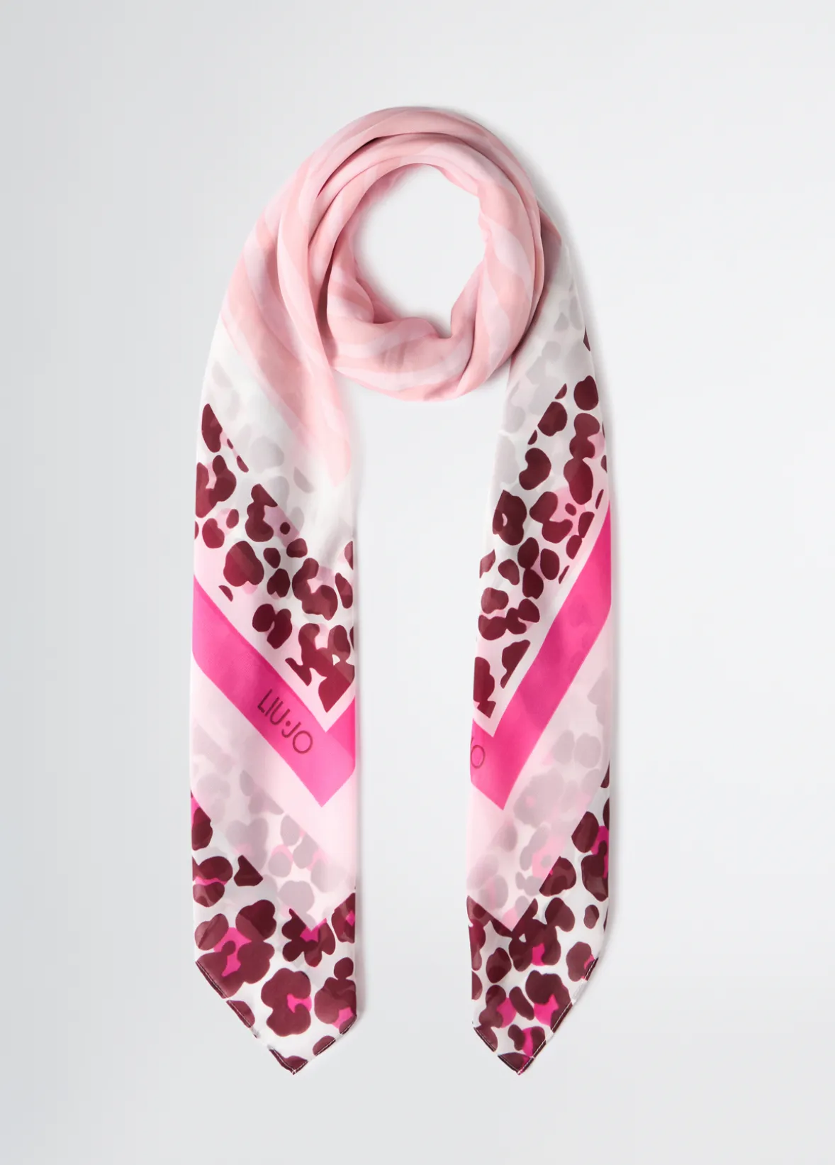 Foulard con stampa animalier