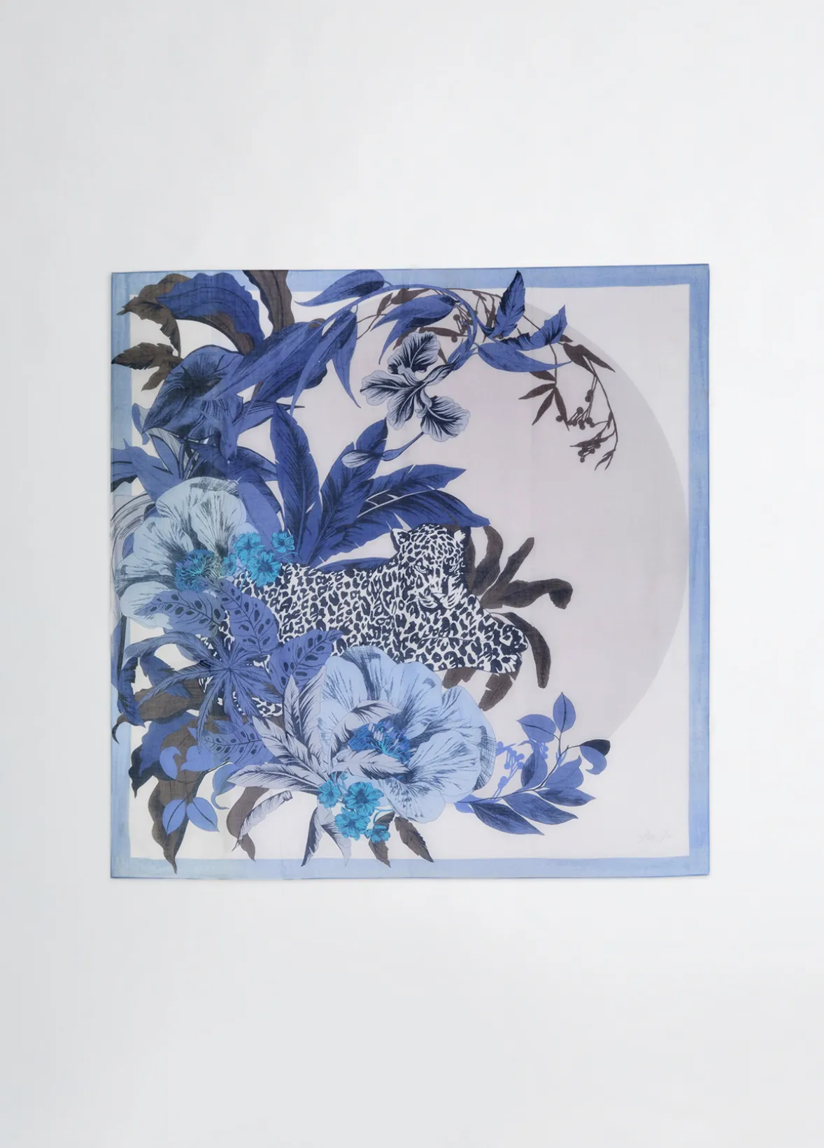 Foulard con stampa floreale