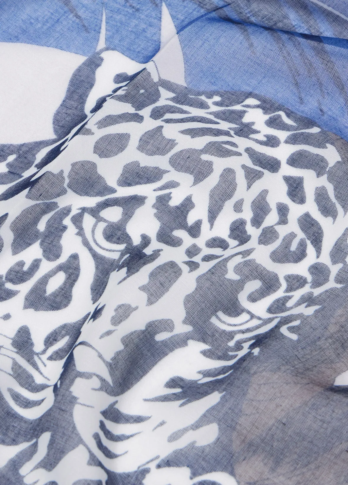 Foulard con stampa floreale