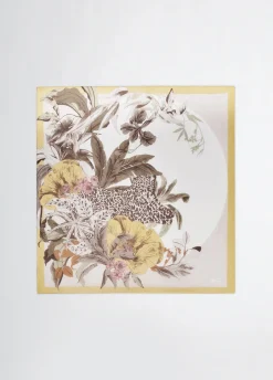 Foulard con stampa floreale