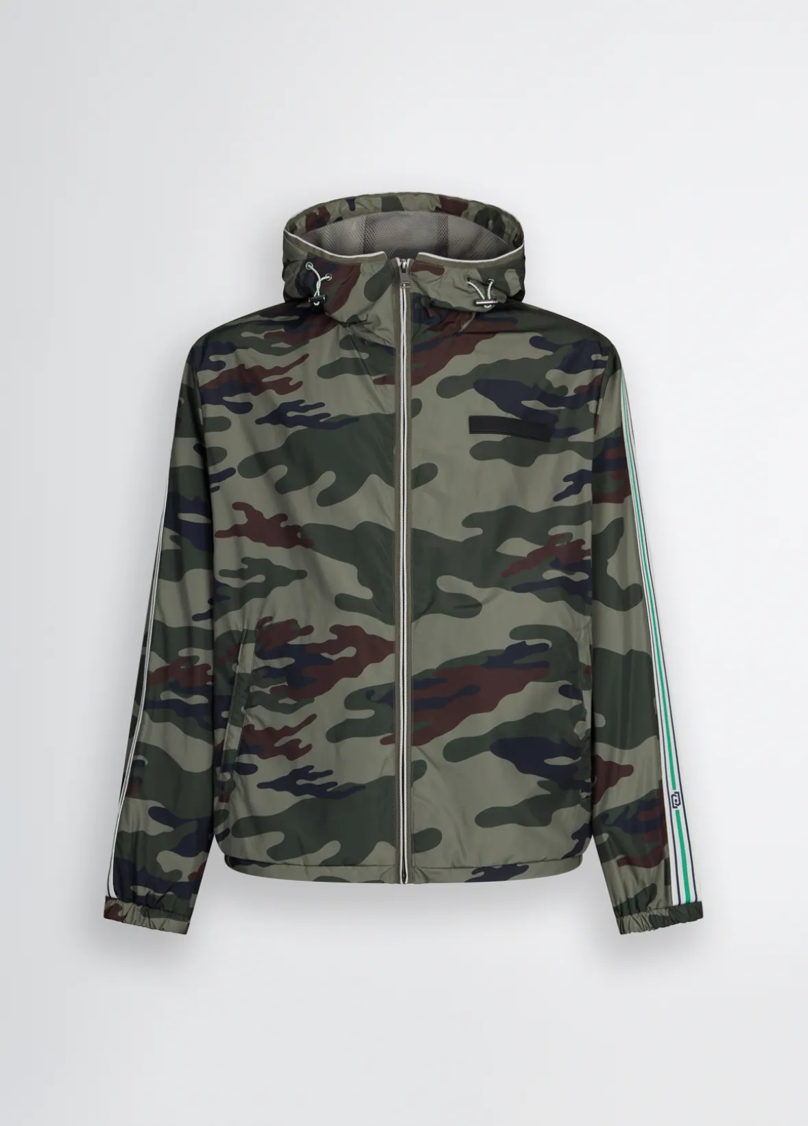 Giacca a vento camouflage