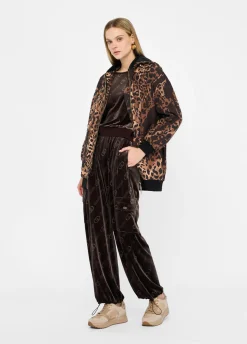 Giacca animalier in nylon