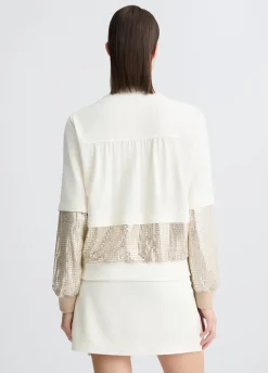Giacca con paillettes