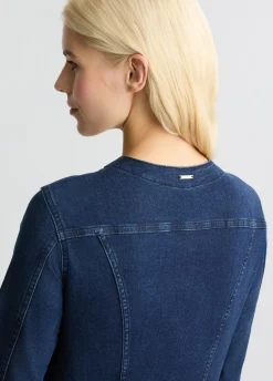 Giacca di jeans con catena gioiello