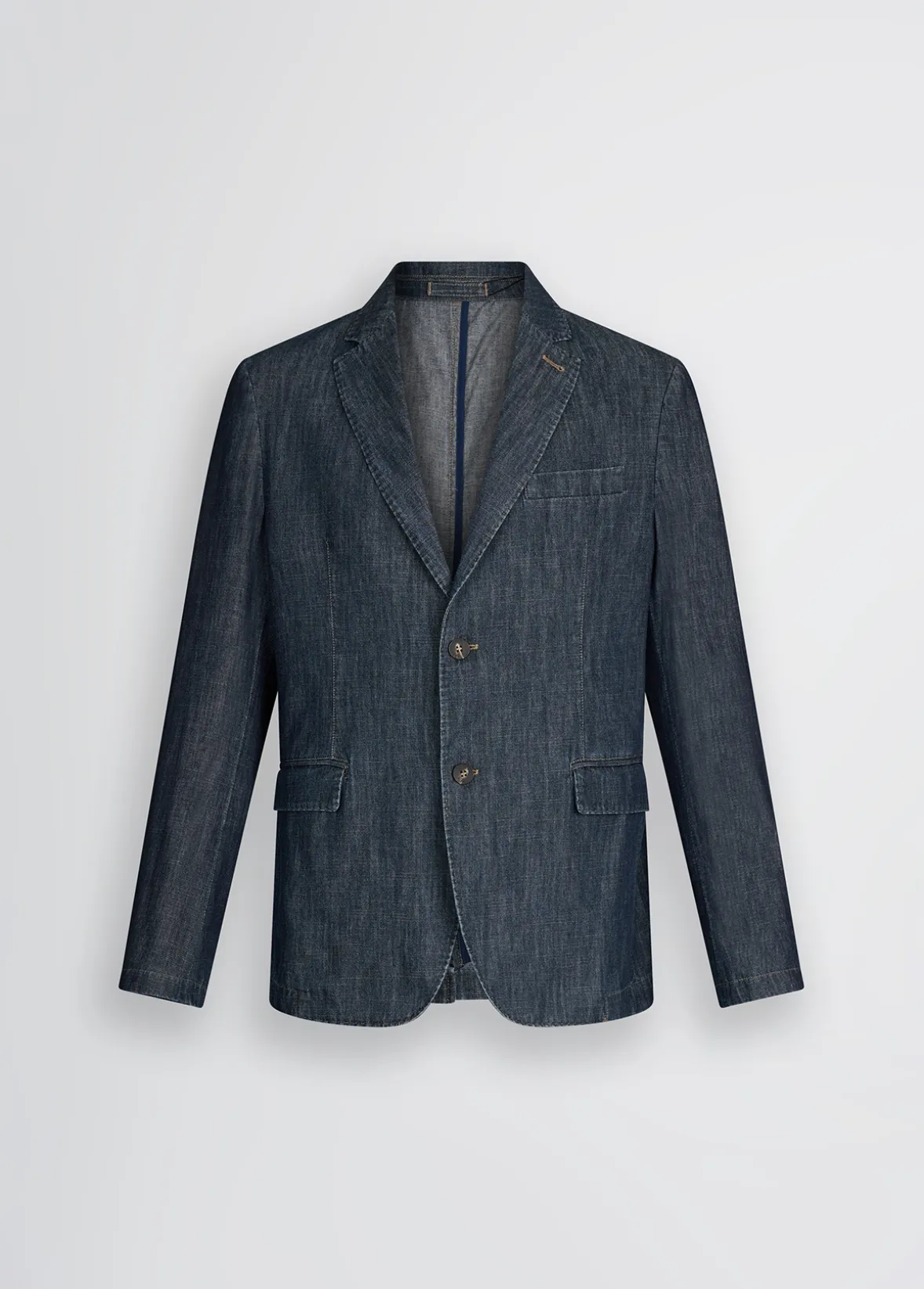 Giacca in denim chambray