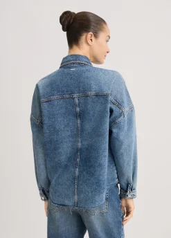 Giacca in denim con strass