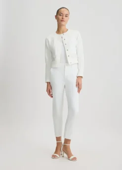 Giacca in denim con strass