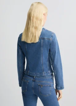 Giacca in denim con strass