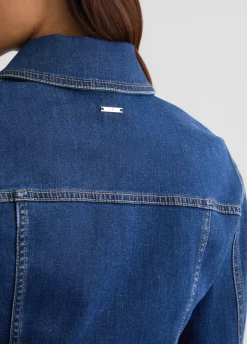 Giacca in denim con strass