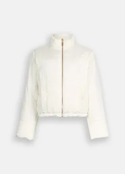 Giacca in nylon trapuntato e maglia