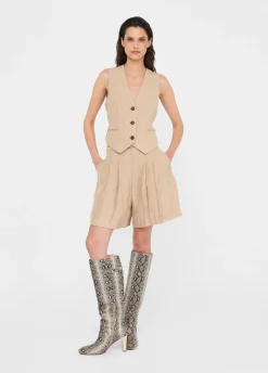 Gilet con dettaglio in pizzo