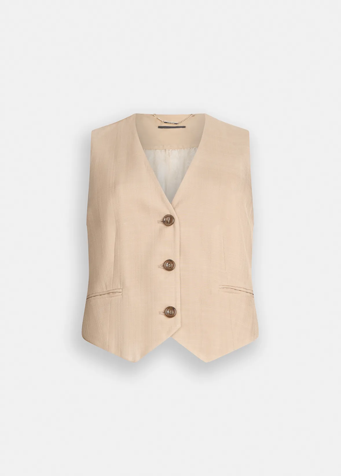 Gilet con dettaglio in pizzo