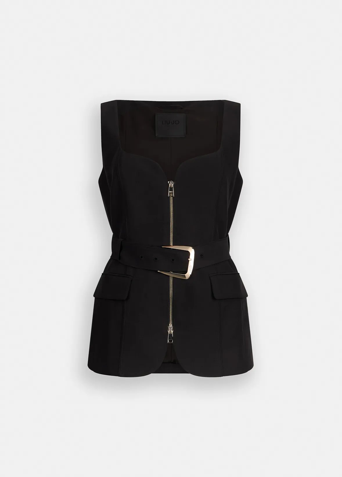 Gilet con zip
