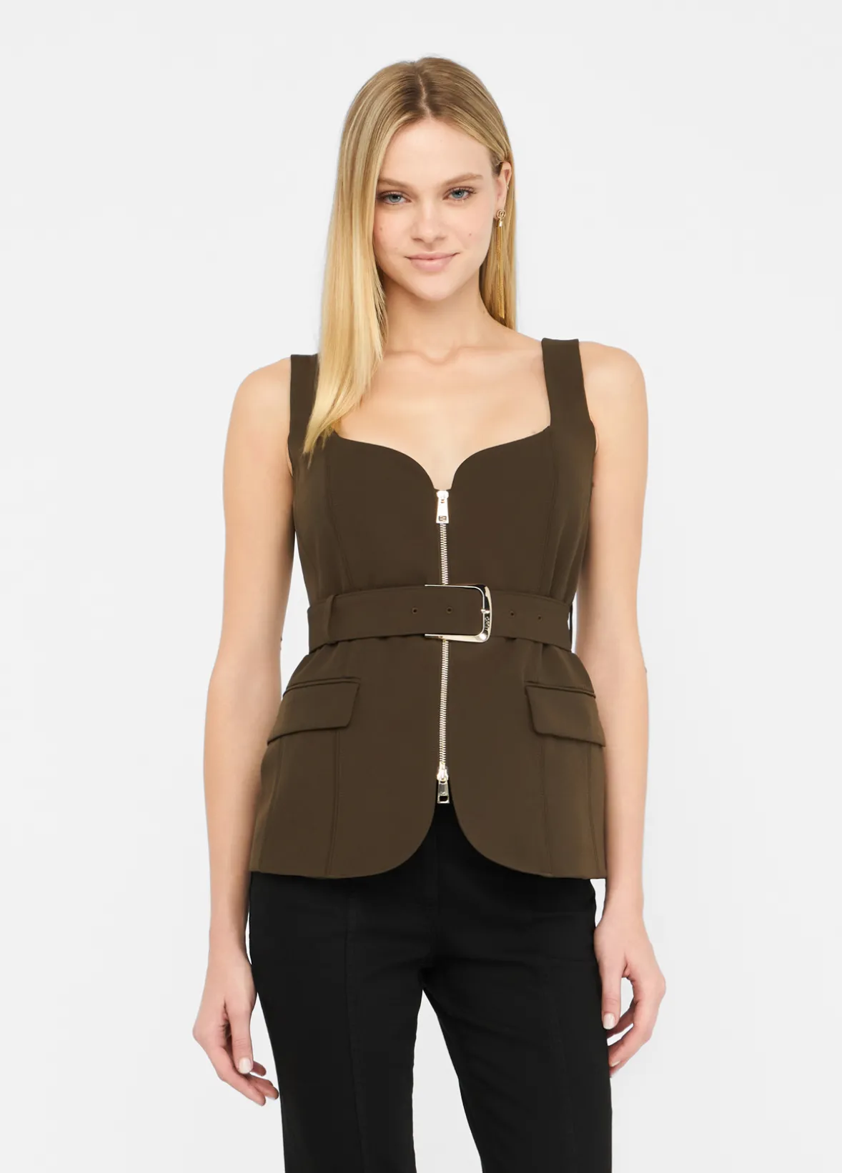 Gilet con zip