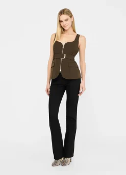 Gilet con zip