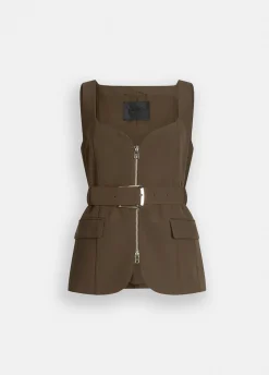 Gilet con zip