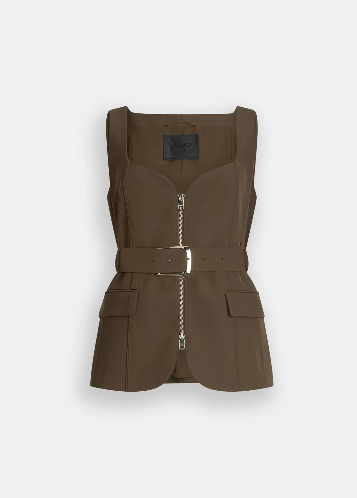 Gilet con zip