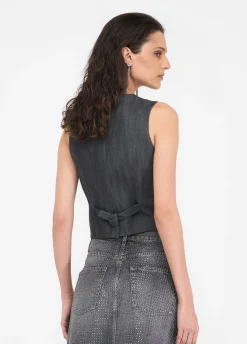 Gilet in denim