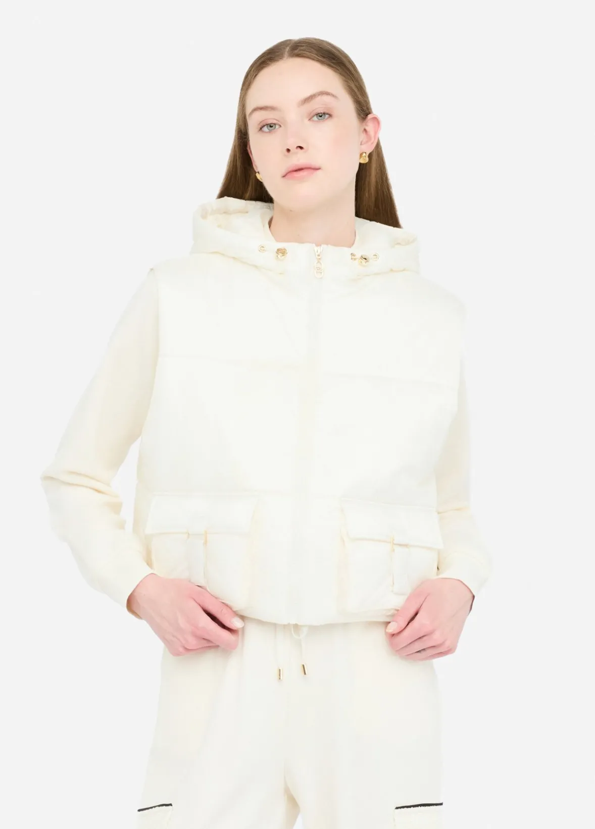 Gilet in nylon trapuntato