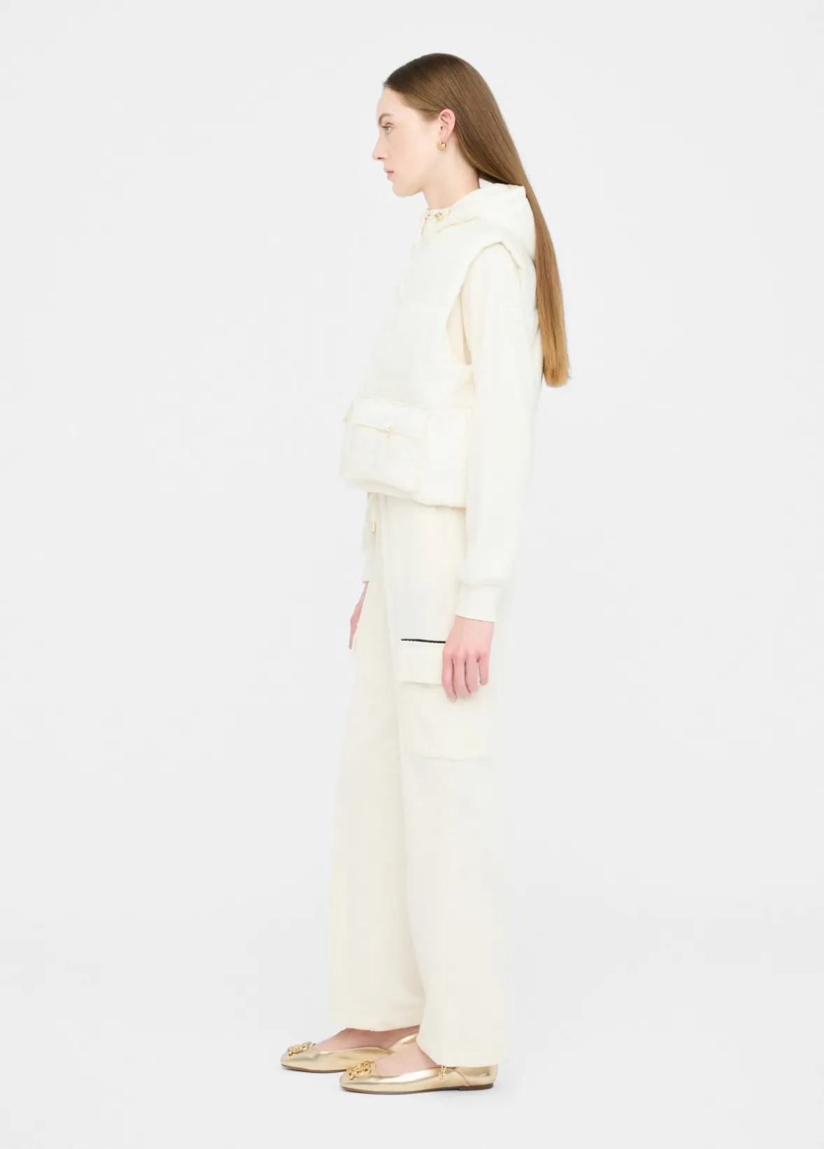 Gilet in nylon trapuntato