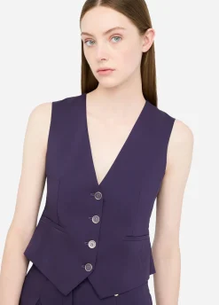 Gilet in popeline