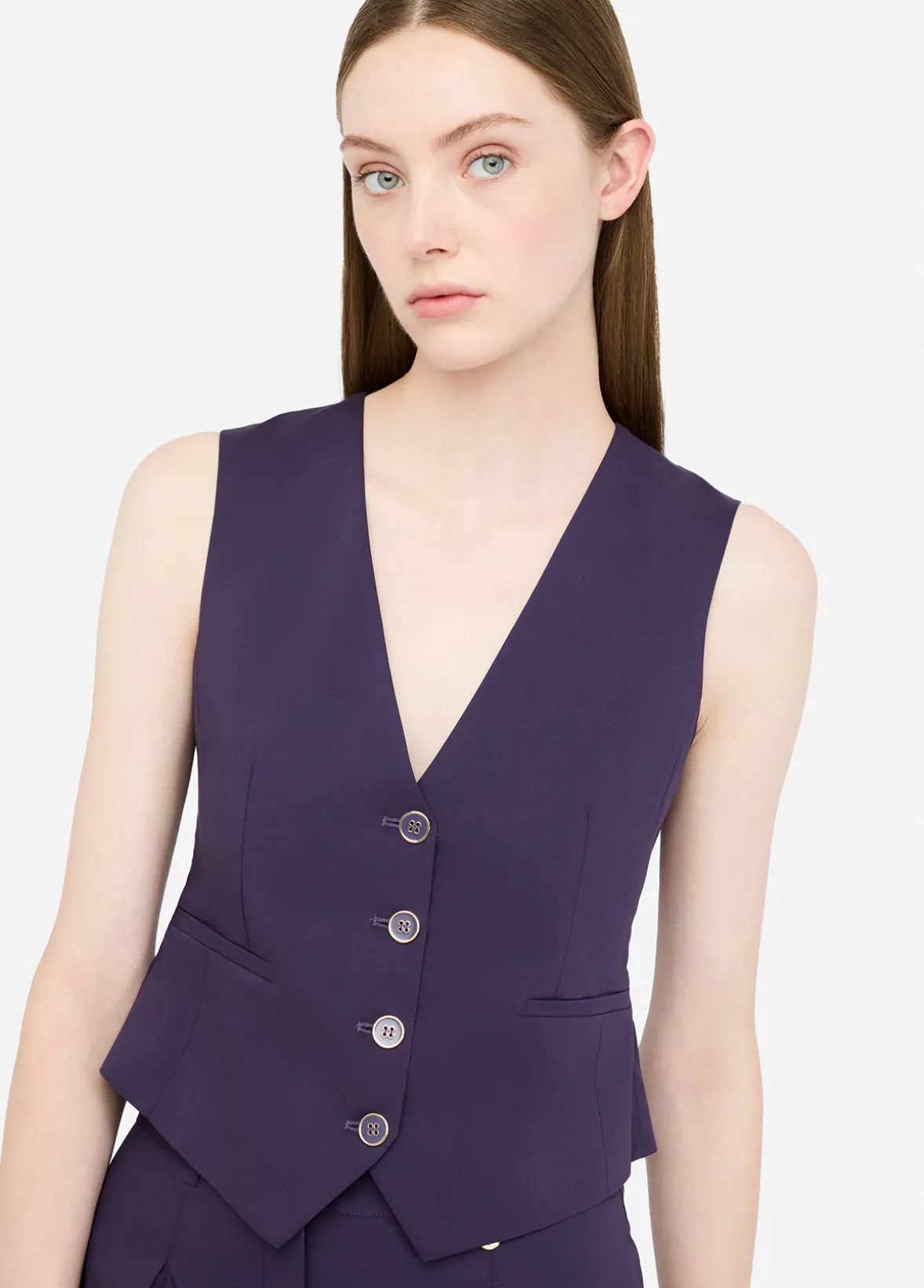Gilet in popeline