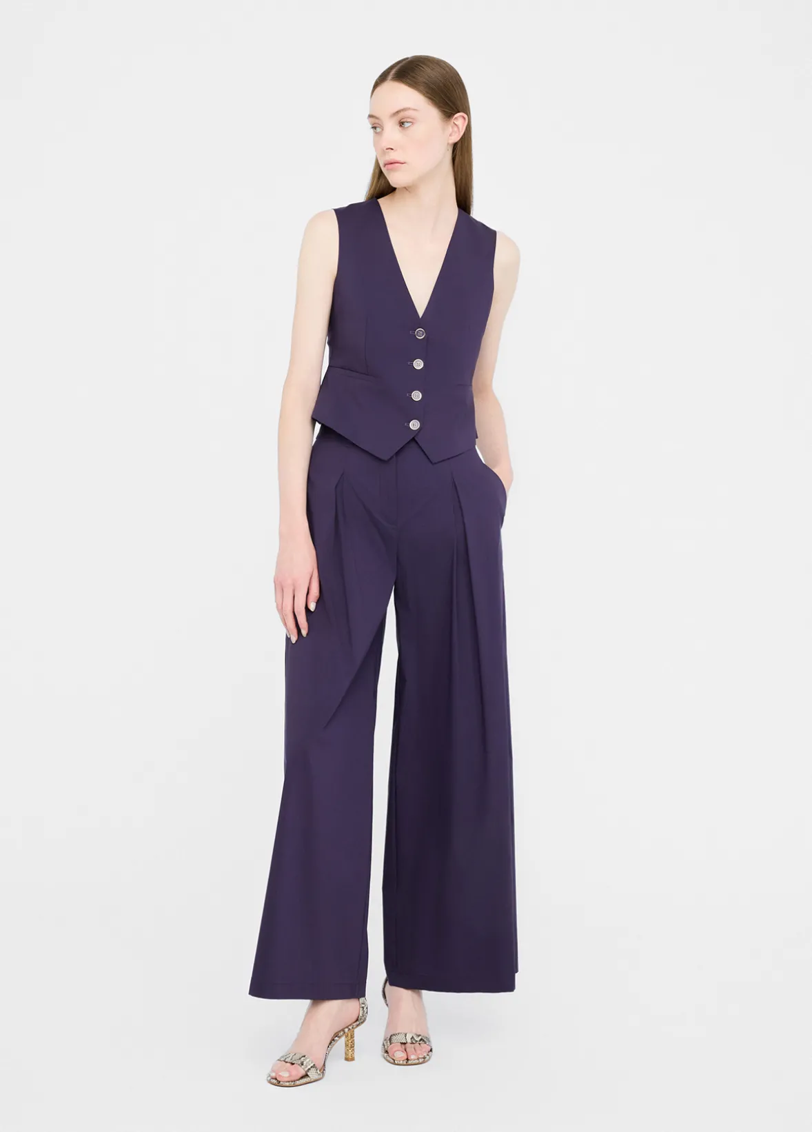 Gilet in popeline
