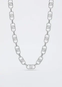 Girocollo monogram con brill