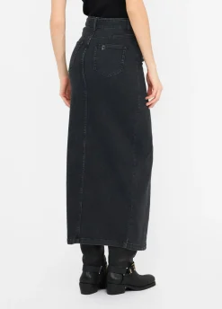 Gonna in denim con cintura