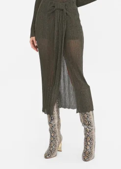 Gonna in maglia lurex®