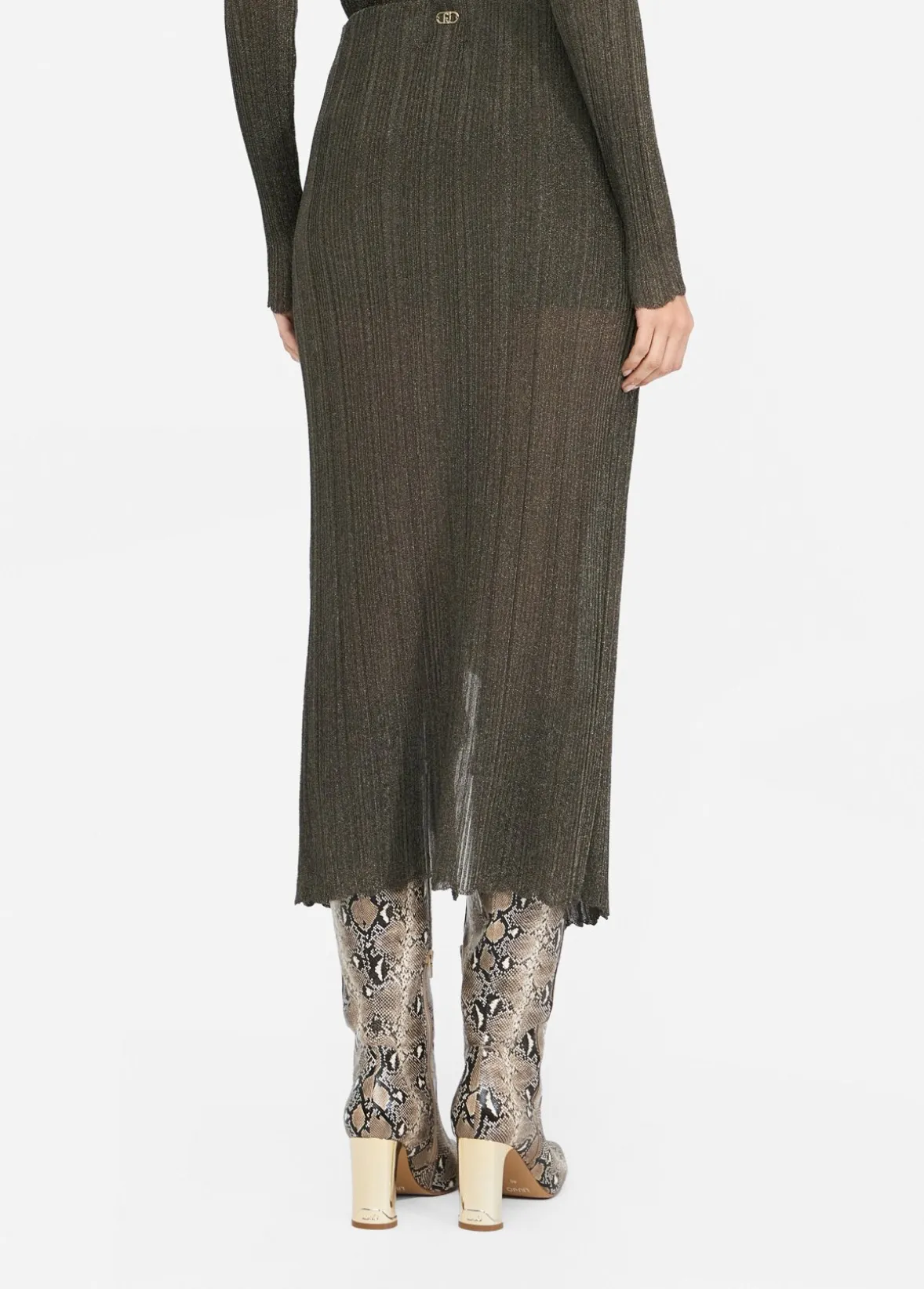 Gonna in maglia lurex®