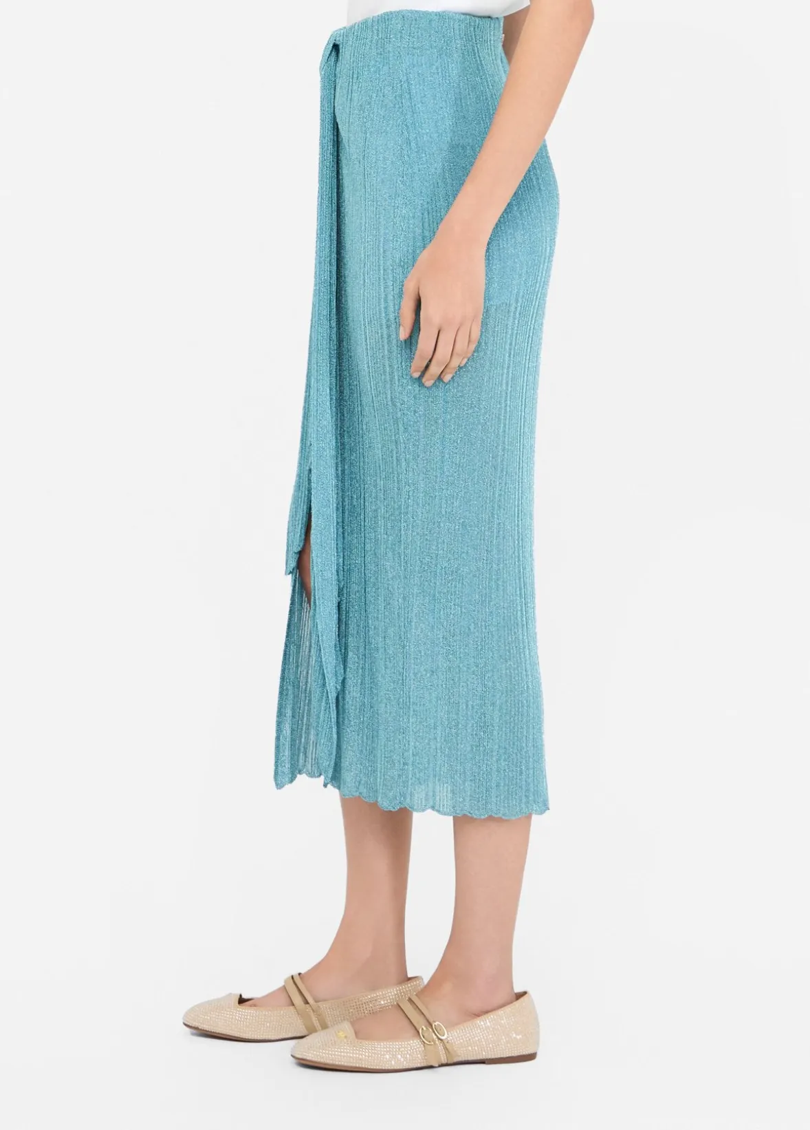 Gonna in maglia lurex®