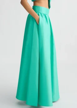 Gonna lunga in shantung