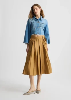 Gonna plissé in nylon