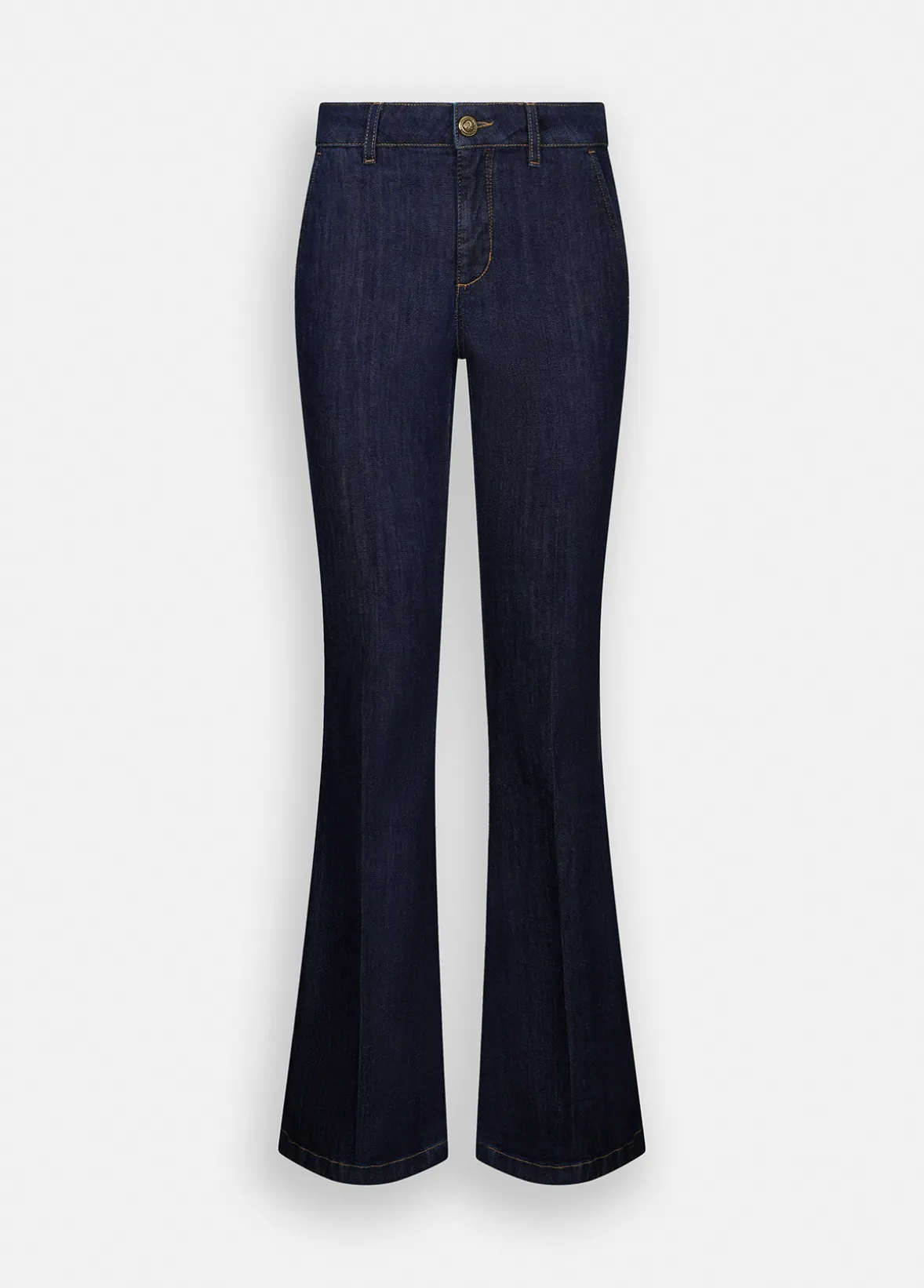 Jeans bootcut a vita alta