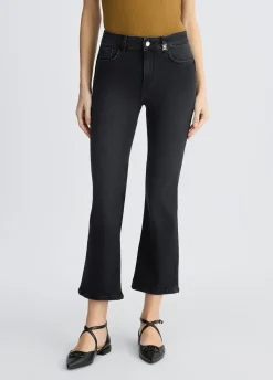 Jeans bootcut a vita alta