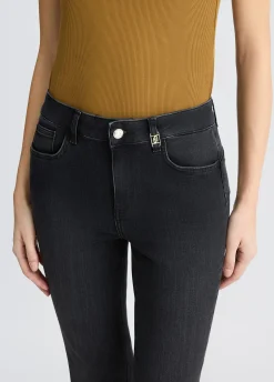 Jeans bootcut a vita alta