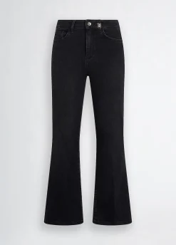 Jeans bootcut a vita alta