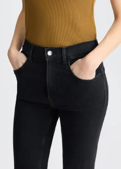 Jeans bootcut a vita alta